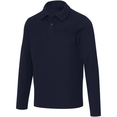 Apollo 245 g/mÂ² long sleeve unisex polo with Custom Logo