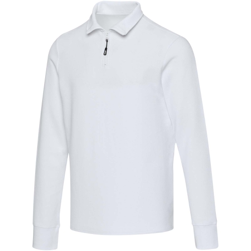 Apollo 245 g/mÂ² long sleeve unisex half zip polo
