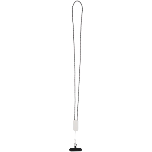 Promotional Anser recycled plastic smartphone lanyard with 27W 5-in-1 built-in cable