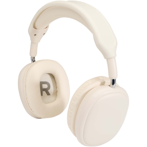 Branded Alzir recycled plastic over-ear wireless Bluetooth headset