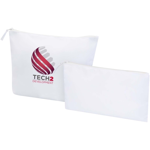 Branded Swift GRS recycled toiletry bag set