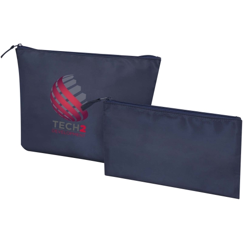 Branded Swift GRS recycled toiletry bag set