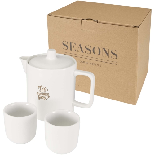 Branded Suki teapot and cups set
