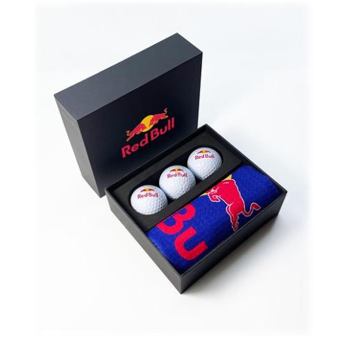 TOWEL AND 3 BALL GOLF MINI PRESENTATION BOX