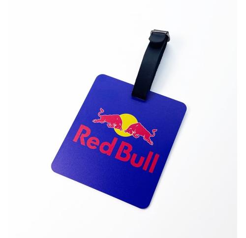 PVC WHITE RECTANGULAR GOLF BAG TAG