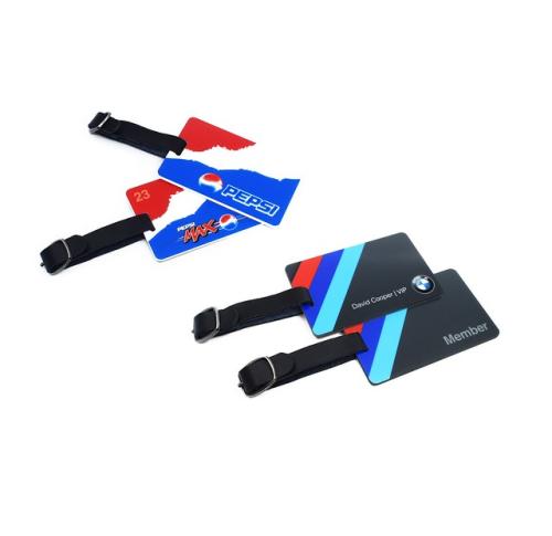 BESPOKE SHAPE ACRYLIC LUGGAGE AND GOLF BAG TAGS