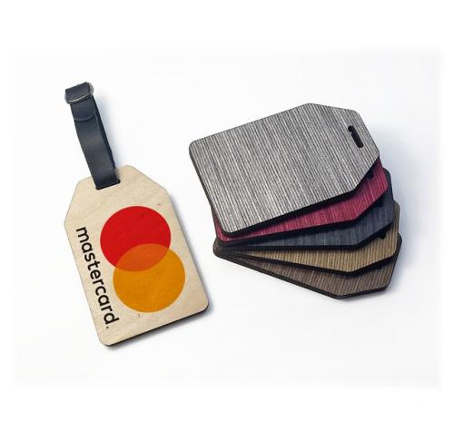 WOODEN PLY LUGGAGE TAG - DESIGN 1