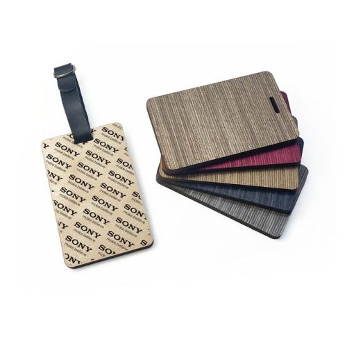 WOODEN PLY LUGGAGE TAG - DESIGN 4