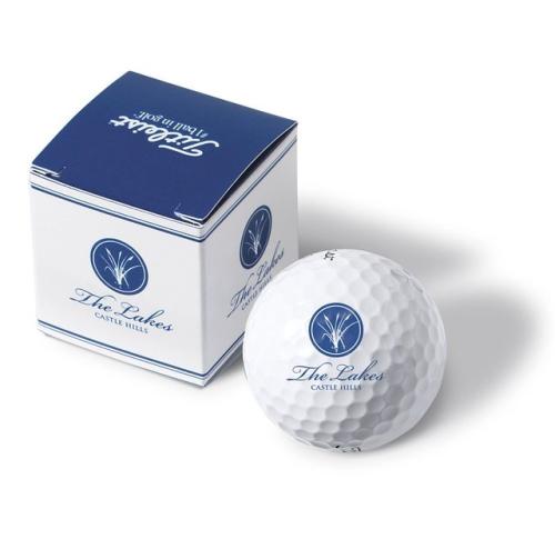 TITLEIST PRO V1 GOLF BALL IN 1 BALL PRINTED SLEEVE