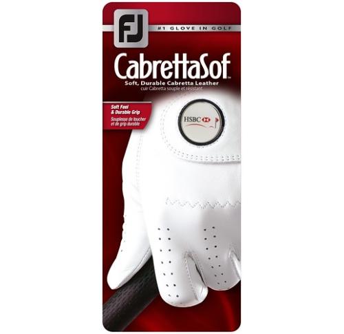 FJ (FOOTJOY) CABRETTASOF GOLF GLOVE WITH REMOVABLE BALL MARKER
