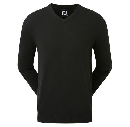 FJ (FOOTJOY) GENT'S WOOL BLEND V-NECK GOLF PULLOVER