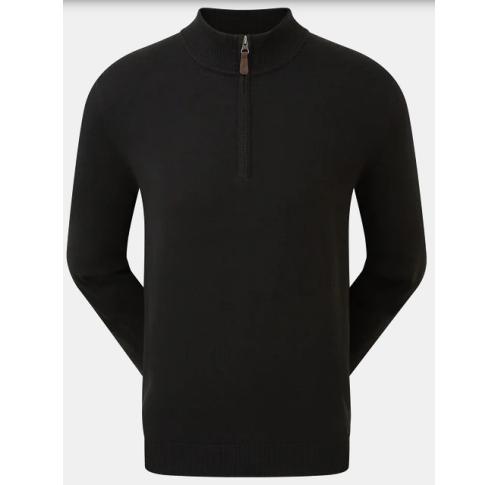 FJ (FOOTJOY) GENT'S WOOL BLEND HALF-ZIP PULLOVER