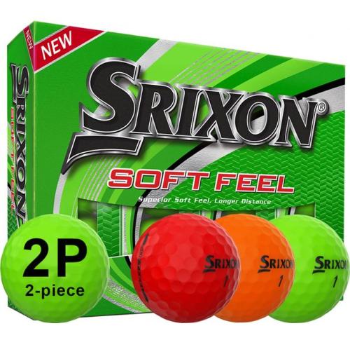 SRIXON SOFT FEEL BRITE PRINTED GOLF BALLS