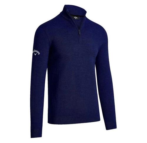 CALLAWAY GENT'S QUARTER ZIPPED WINDSTOPPER GOLF SWEATER