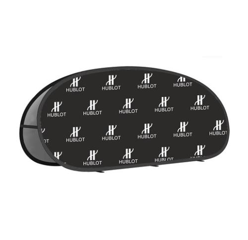 OVAL POP-UP ADVERTISING BANNER 200CM X 100CM