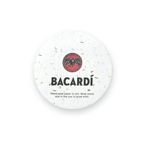 Custom Printed Seed Paper Coasters