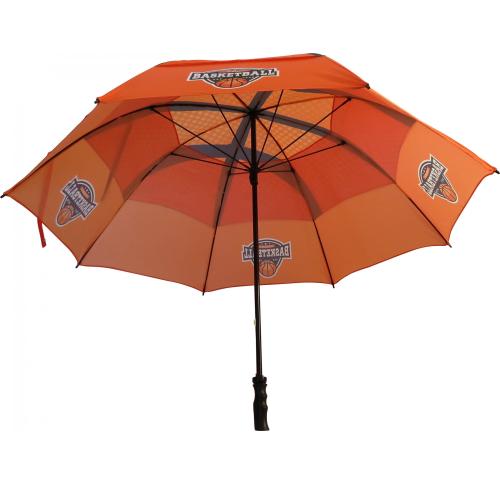 Promotional Printed Corporate Golf Size Umbrellas Stormproof  Vented 130 cms