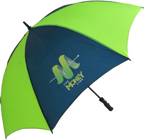 Custom Printed Quality Golf Umbrellas Storm Proof Sport  UK 128 cms