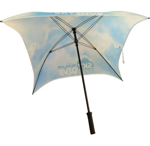 Branded Large Square Umbrellas Spectrum Stormproof QuadBrella 128 cms