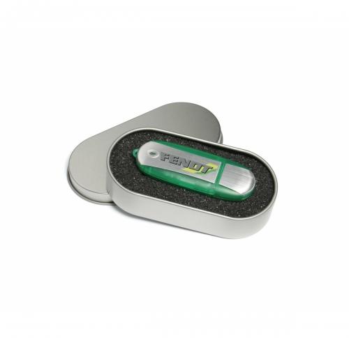 USB Flash Drive Presentation / Gift Oval Tin                                          