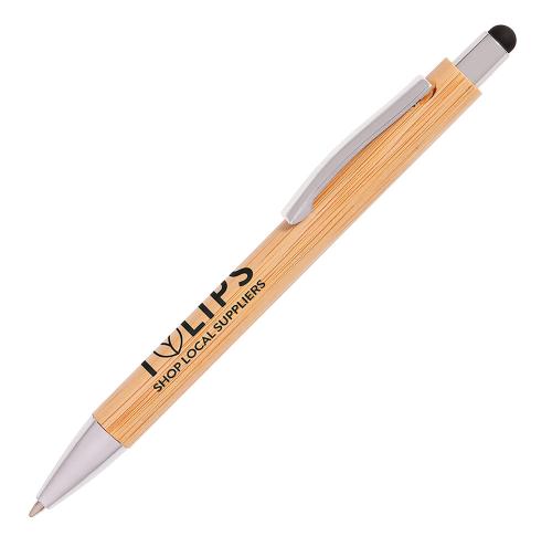 Travis Bamboo Stylus Ball Pen