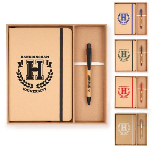 Nature Notebook and Ball Pen Set Box