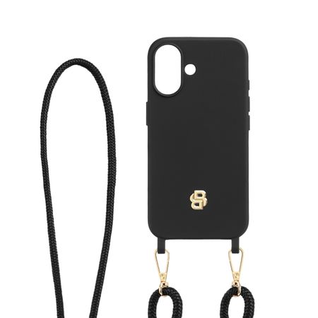 Case for iPhone 16 Double B Black & Gold