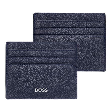 Card holder Classic Grained Navy