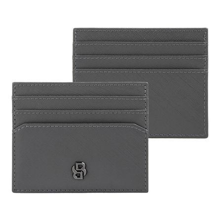 Card holder Double B Saffiano Grey