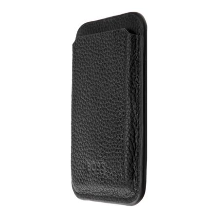 Card holder with Magnet Mobile Classic Grained Black