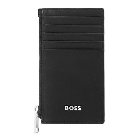 Card holder zip Classic Smooth Black