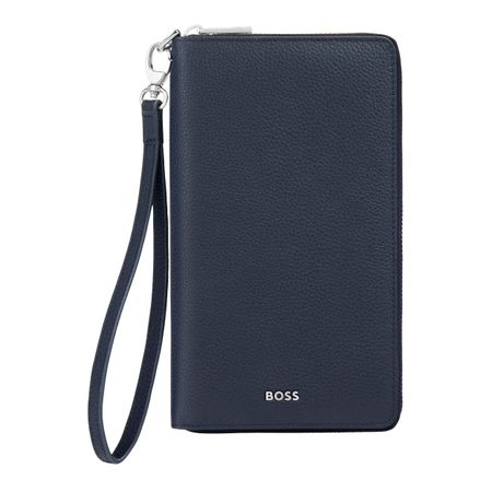 Travel wallet Classic Grained Navy