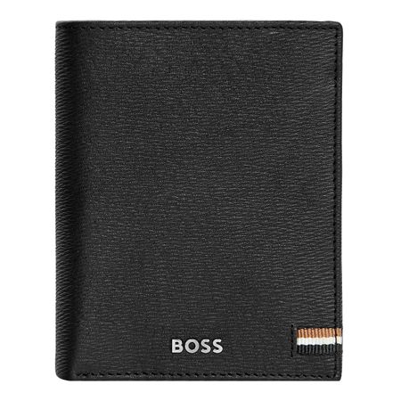 Money wallet Vertical flap Iconic Black