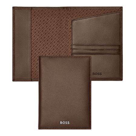 Passport holder Classic Smooth Brown