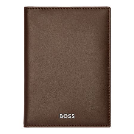 Passport holder Classic Smooth Brown