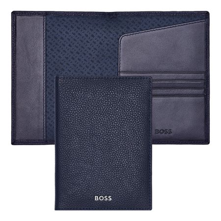 Passport holder Classic Grained Navy