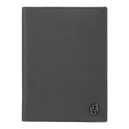 Passport holder Double B Saffiano Grey