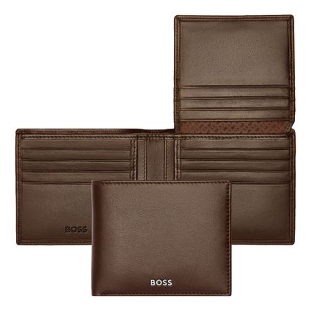 Wallet with flap Classic Smooth Brown