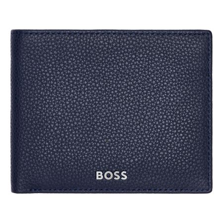 Wallet with flap Classic Grained Navy