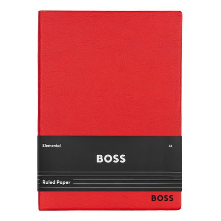 Notebook A5 Essential Red Lined