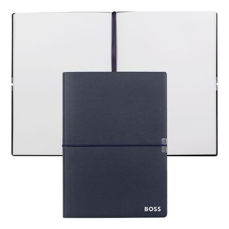 Notebook A5 Elegance Navy Plain
