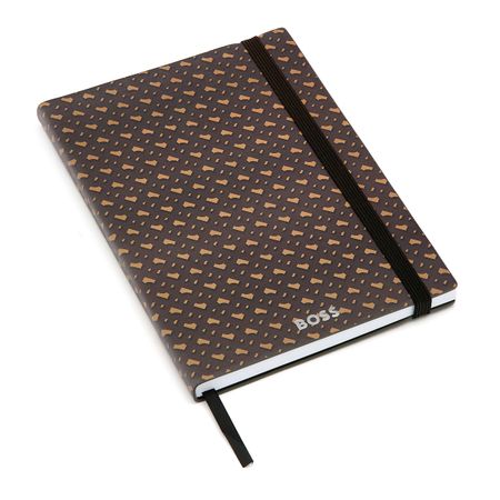 Notebook A5 Monogram Camel Lined