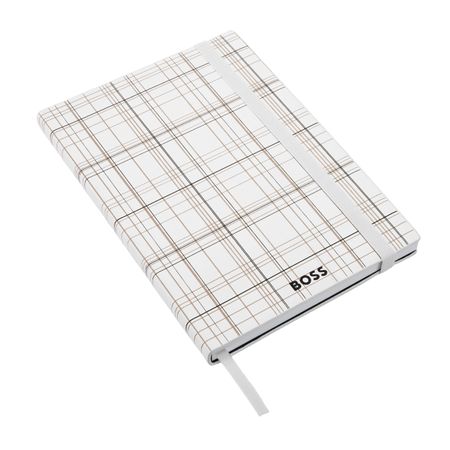 Notebook A5 Checkered White Lined