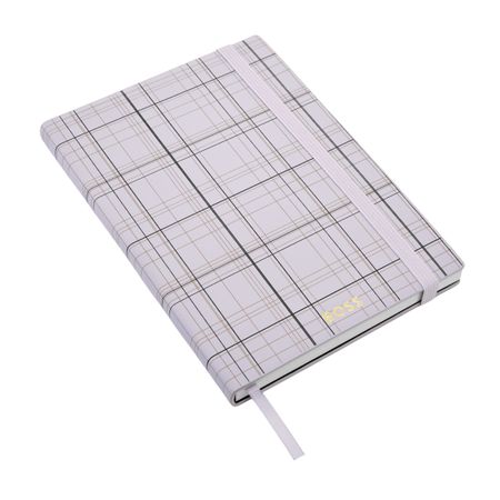 Notebook A5 Checkered Lilac Lined