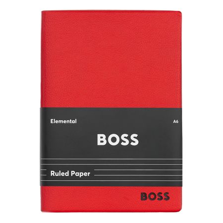Notebook A6 Essential Red Lined