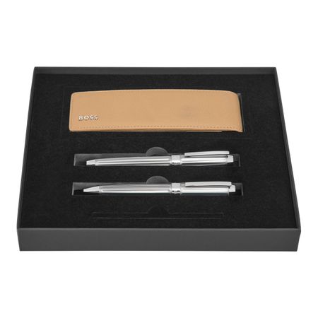 Set HUGO BOSS (ballpoint pen, fountain pen & case)
