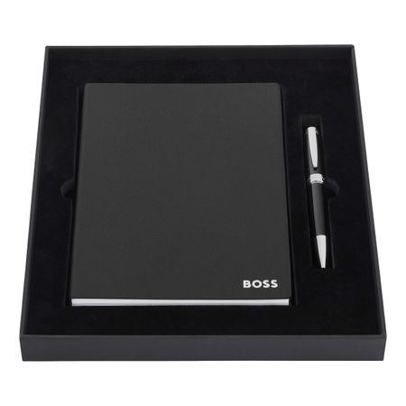 Set HUGO BOSS Black (ballpoint pen & note pad A5)