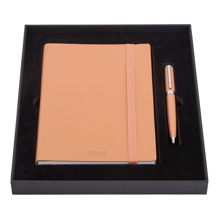 Set HUGO BOSS Light Orange (ballpoint pen & note pad A5)
