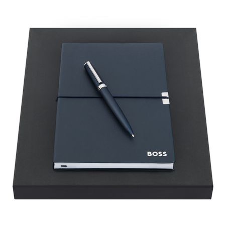 Set HUGO BOSS Navy (ballpoint pen & note pad A5)