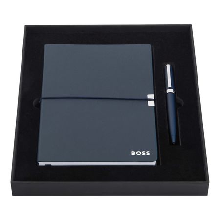 Set HUGO BOSS Navy (ballpoint pen & note pad A5)